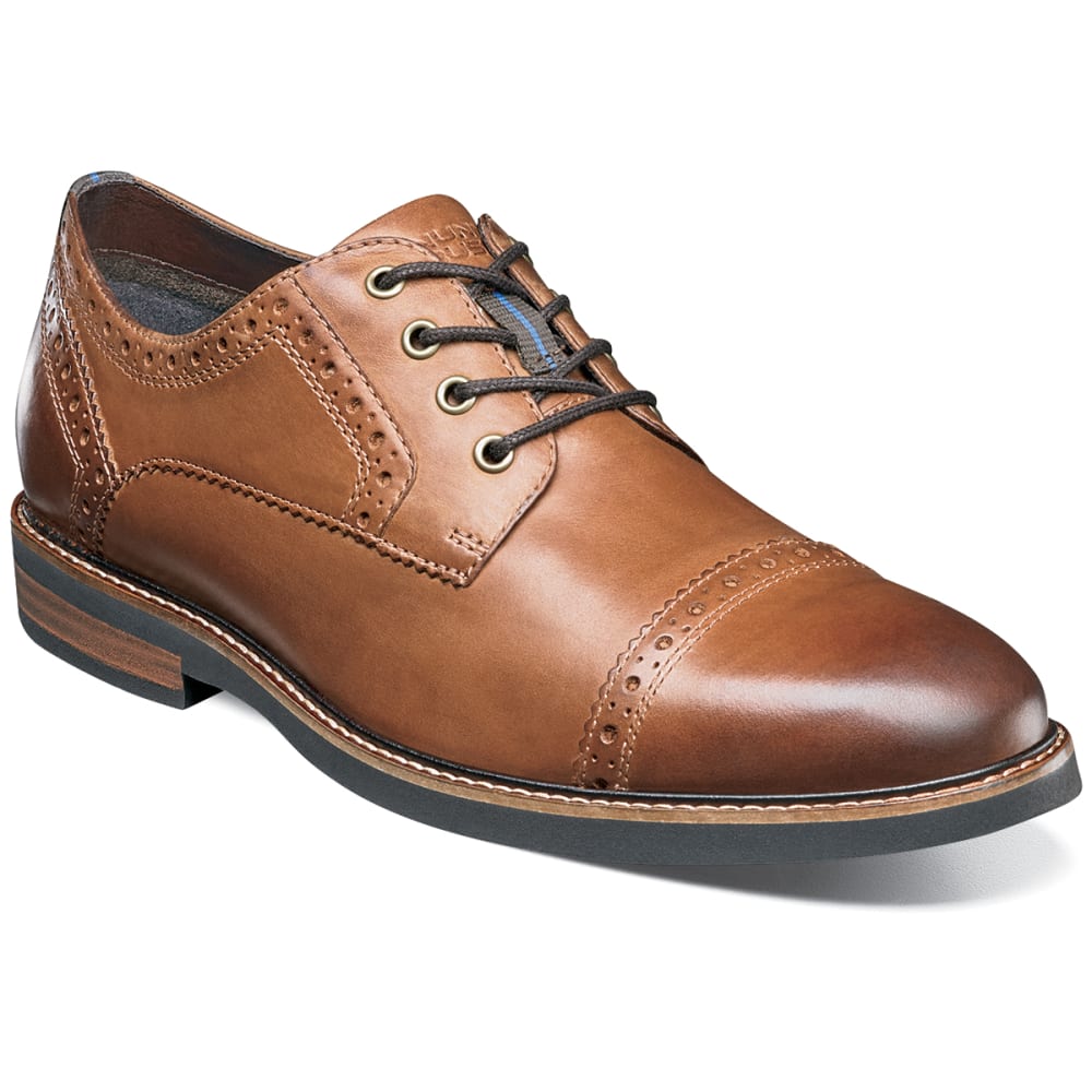 Nunn Bush Men's Overland Cap Toe Oxford Shoes - Brown, 8