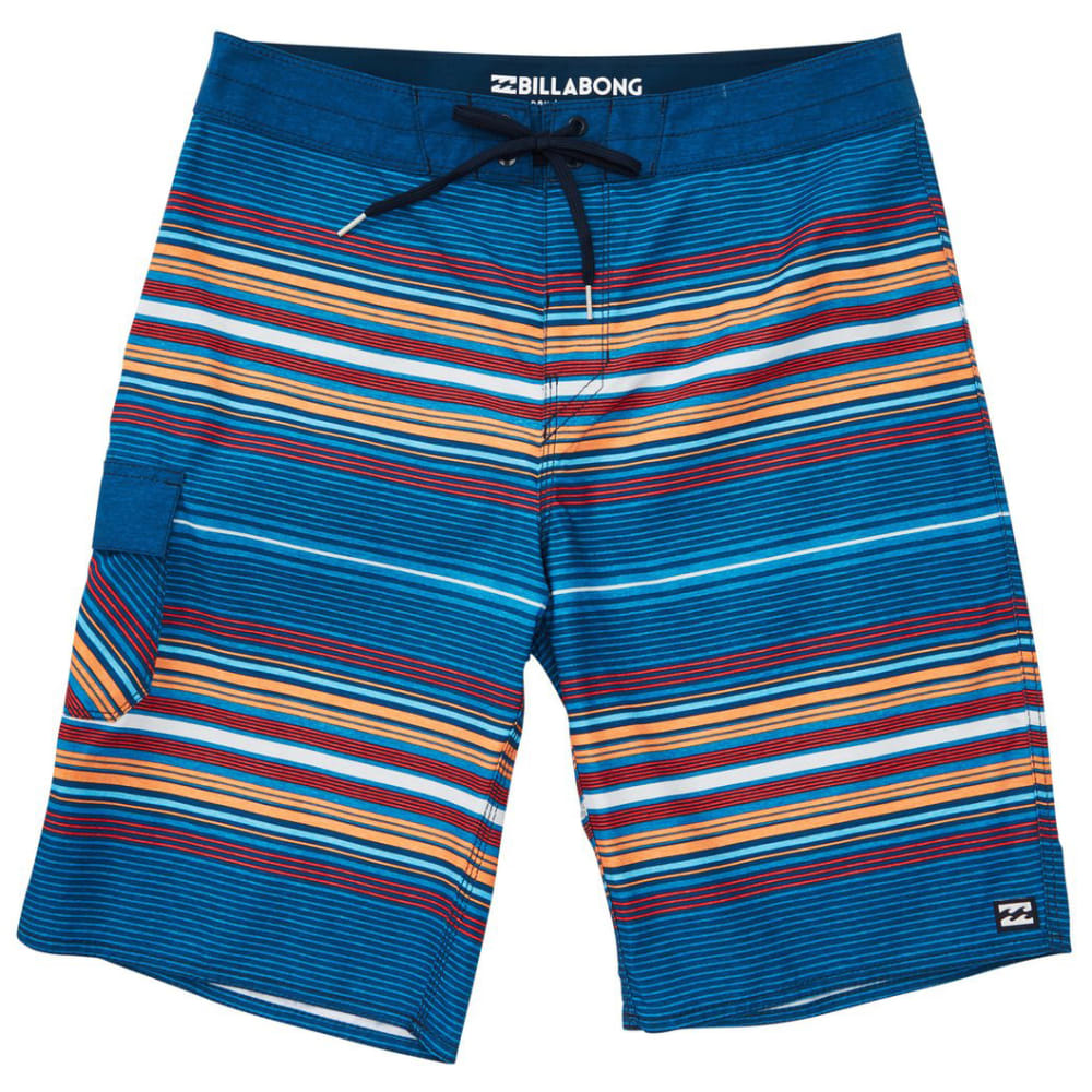 Billabong Guys' All Day Stripe Og Boardshorts - Blue, 30