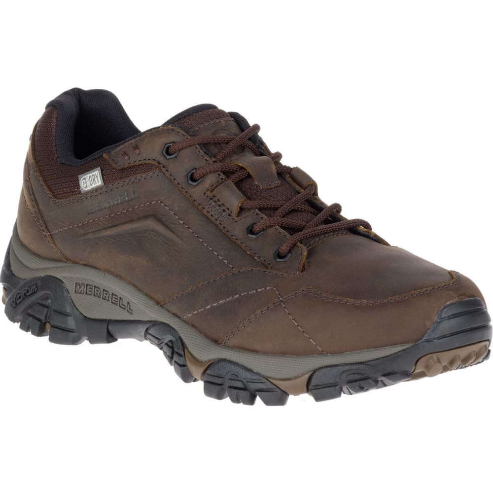Merrell Men's Moab Adventure Lace Waterproof Hiking Shoes, Dark Earth - Green, 8