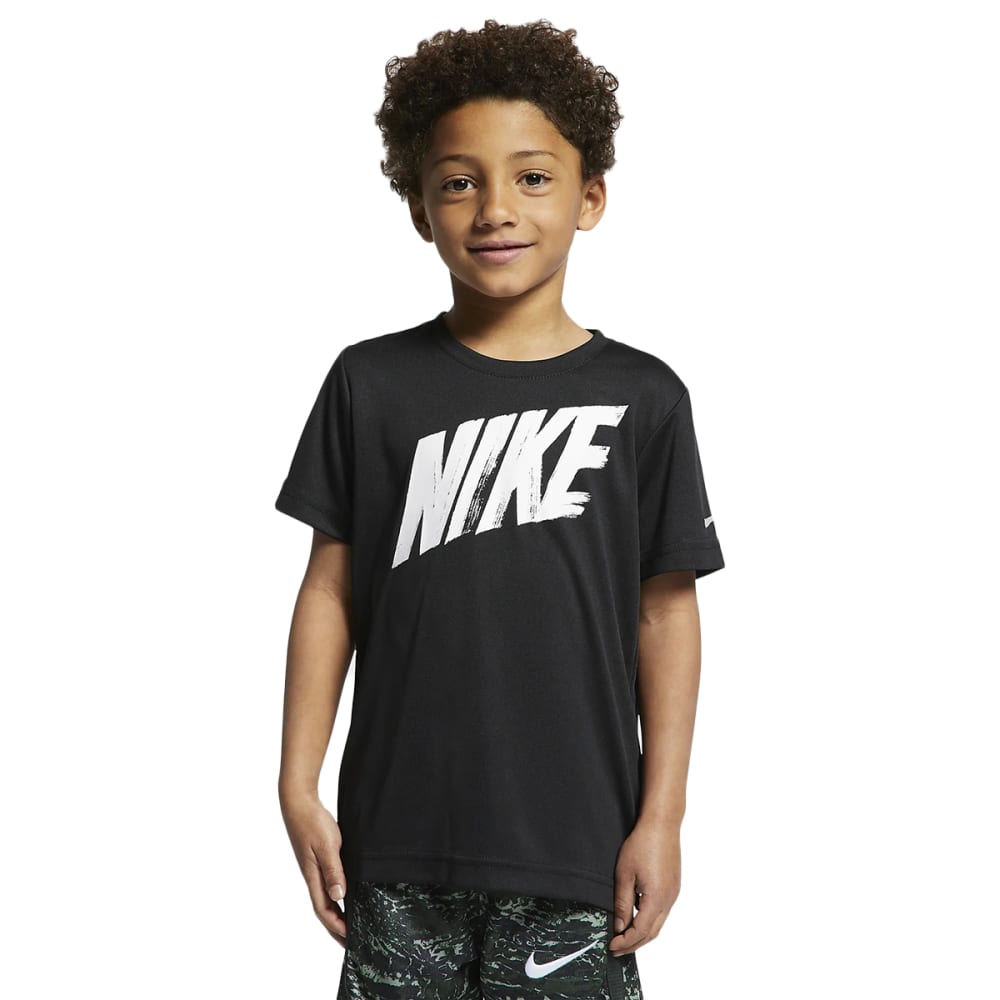 Nike Boys' Short-Sleeve Dri-Fit Tee - Black, 6