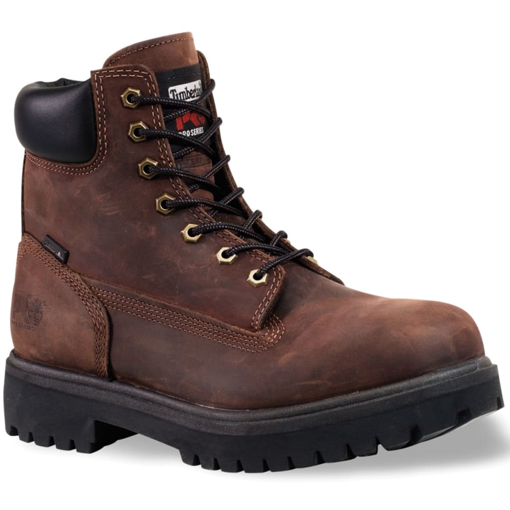 Timberland Pro Men's Direct Attach Steel Toe Work Boots, Wide - Brown, 7.5