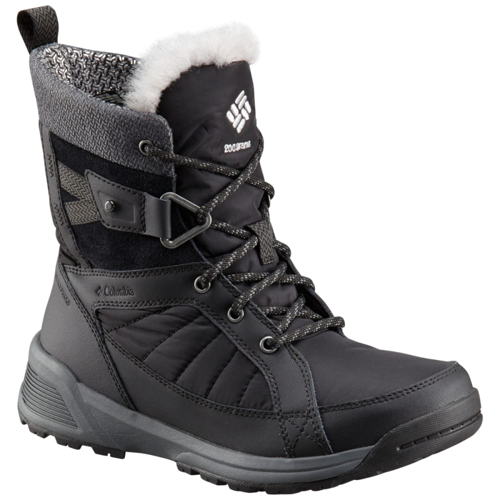 Columbia Women's Meadows Shorty Omni-Heat 3D Insulated Waterproof Winter Boots - Black, 6