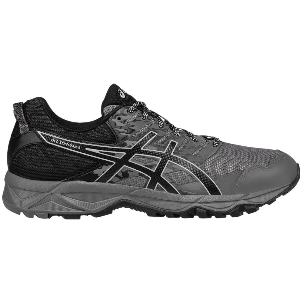 Asics Men's Gel-Sonoma 3 Trail Running Shoes, Carbon - Black, 8