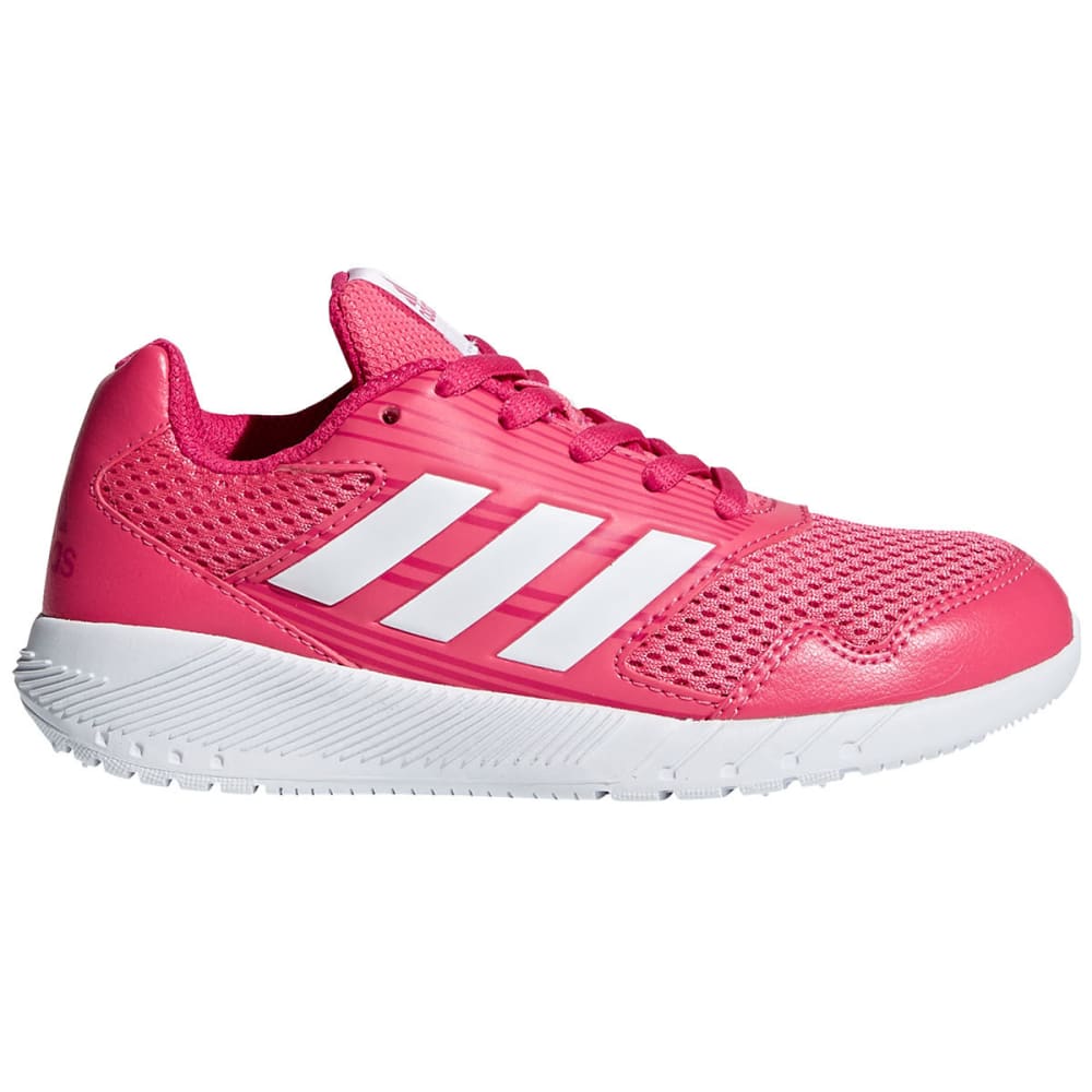 Adidas Little Girls' Altarun K Running Shoes - Red, 3.5