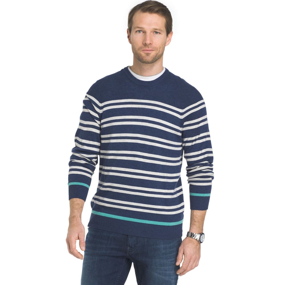 Izod Men's 12Gg Durham Long-Sleeve Sweater - Blue, L