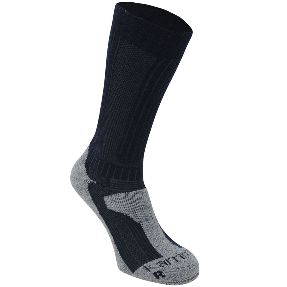 Karrimor Men's Merino Fiber Midweight Hiking Socks - Blue, 8-12