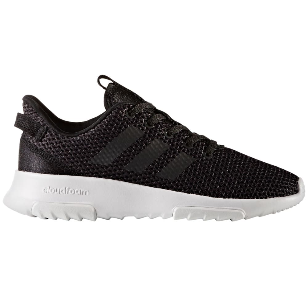 Adidas Boys' Neo Cloudfoam Racer Tr Running Shoes, Black/white