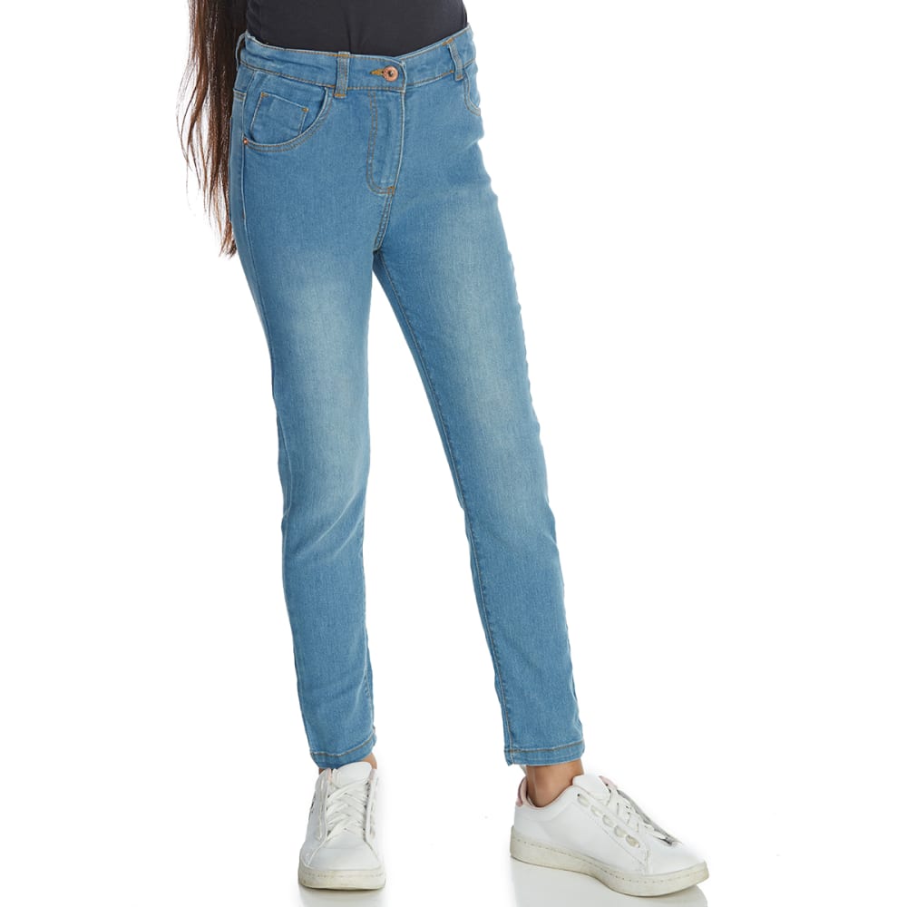 Minoti Big Girls' Basic Denim Jeans - Blue, 8-9