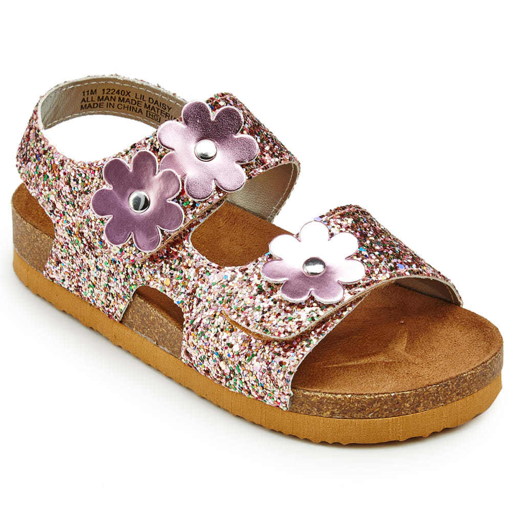 Rachel Shoes Toddler Girls' Daisy Glitter Sandals - Various Patterns, 6