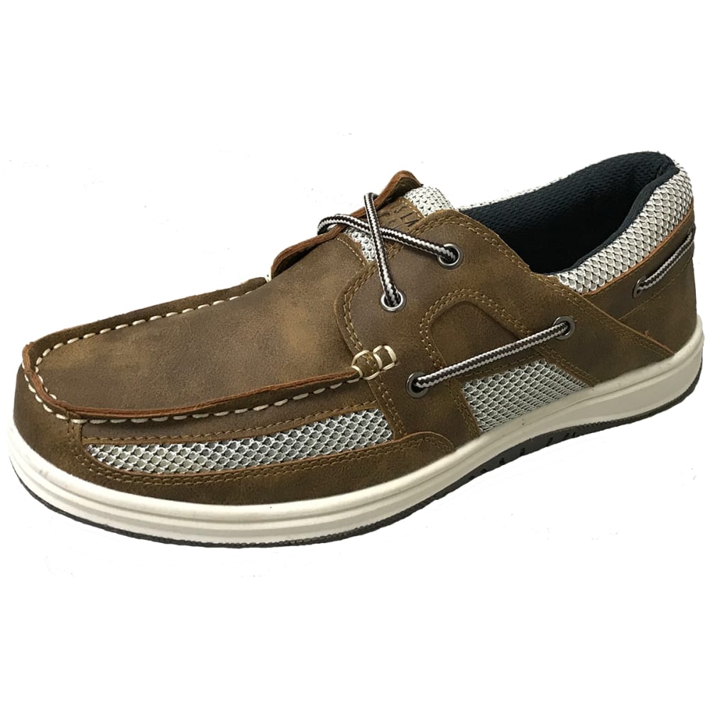 Island Surf Company Men's Mast Boat Shoes - Brown, 9