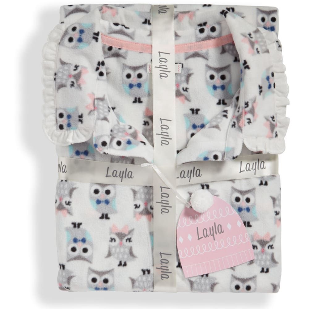 Layla Women's Notch Collar Pajama Set - Various Patterns, XL