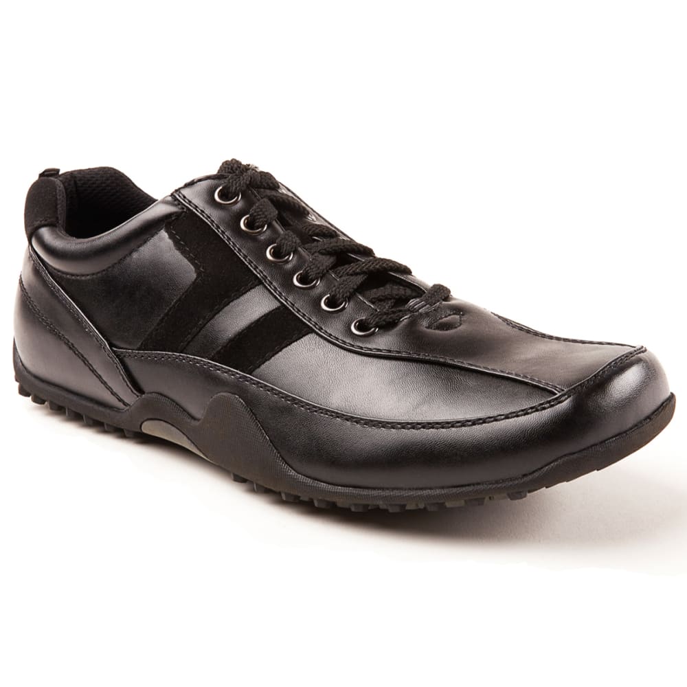 Deer Stags Men's Donald Slip And Oil Resistant Oxford Shoes - Black, 11.5