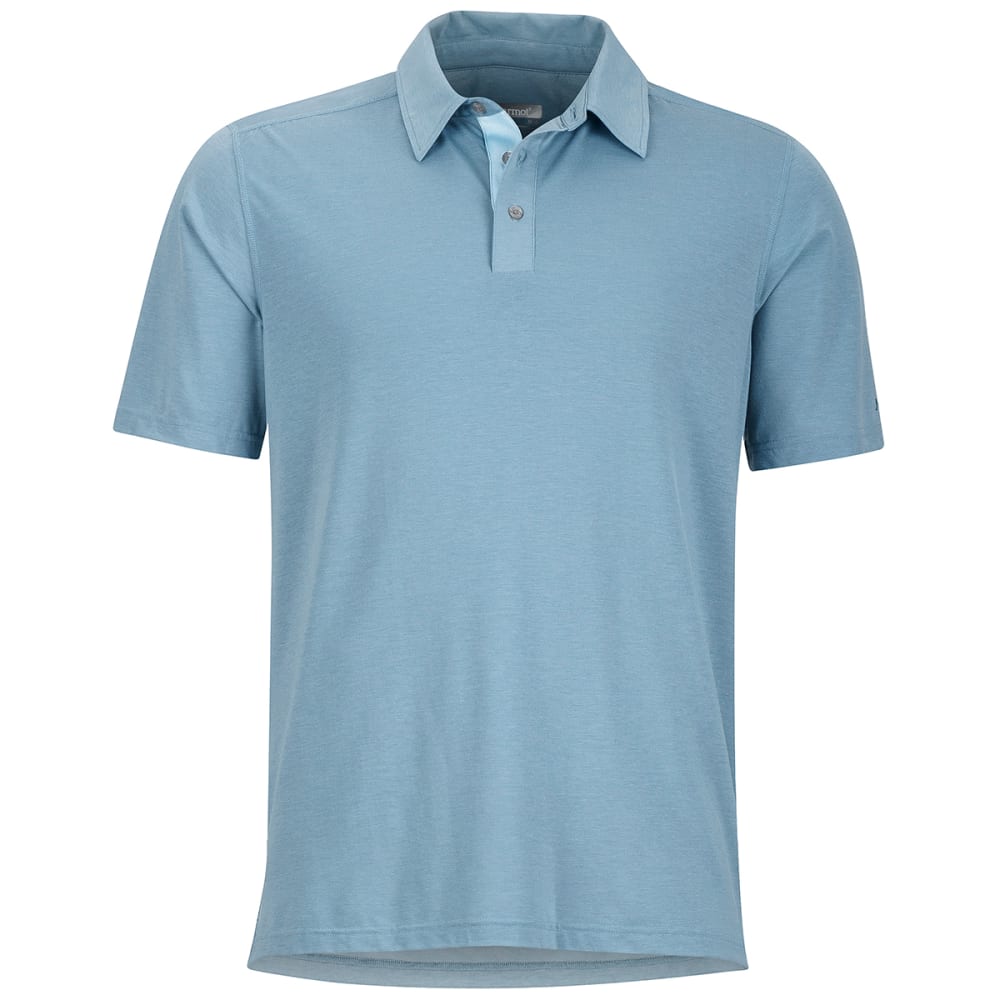 Marmot Men's Wallace Short-Sleeve Polo Shirt - Blue, XL
