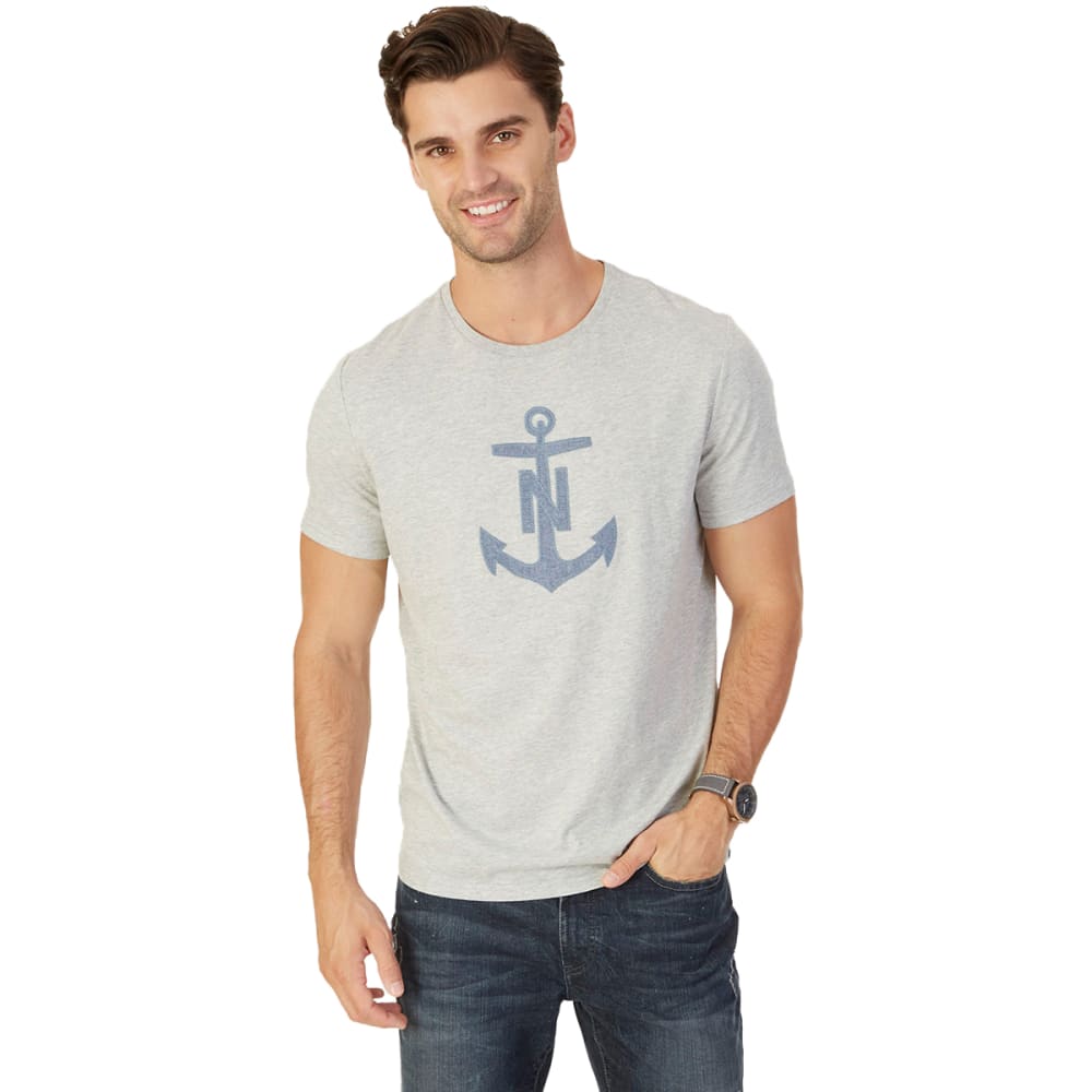 Nautica Men's Anchor Graphic Short-Sleeve Tee - Blue, M