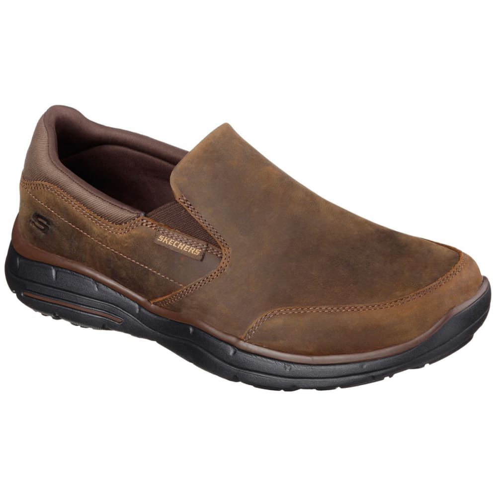 Skechers Men's Relaxed Fit: Glides -  Calculous Shoes - Brown, 8