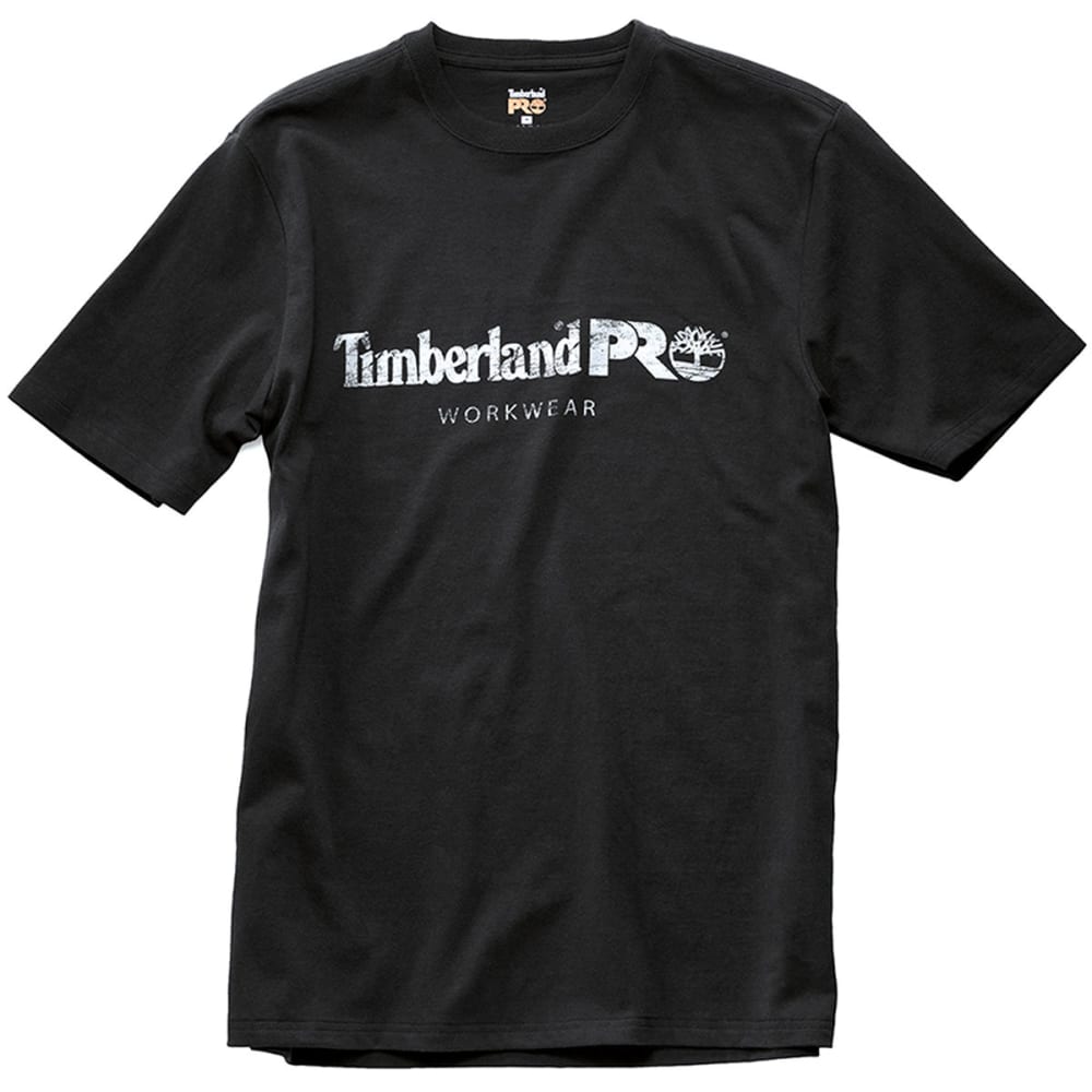 Timberland Pro Men's Core Cotton Graphic Short-Sleeve Tee - Black, L