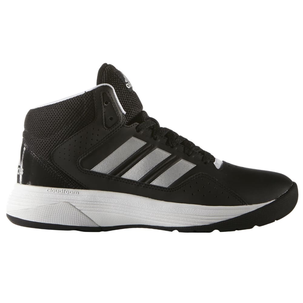 Adidas Boys' Cloudfoam Ilation Mid Basketball Shoes, Wide - Black, 11