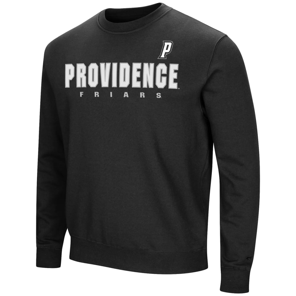 Providence College Men's Playbook Crew Fleece Pullover - Black, L
