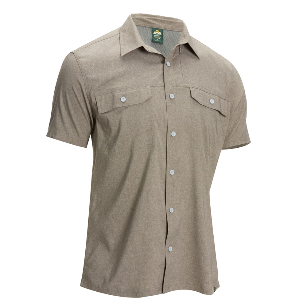 Ems Men's Ventilator Short-Sleeve Shirt - Brown, S