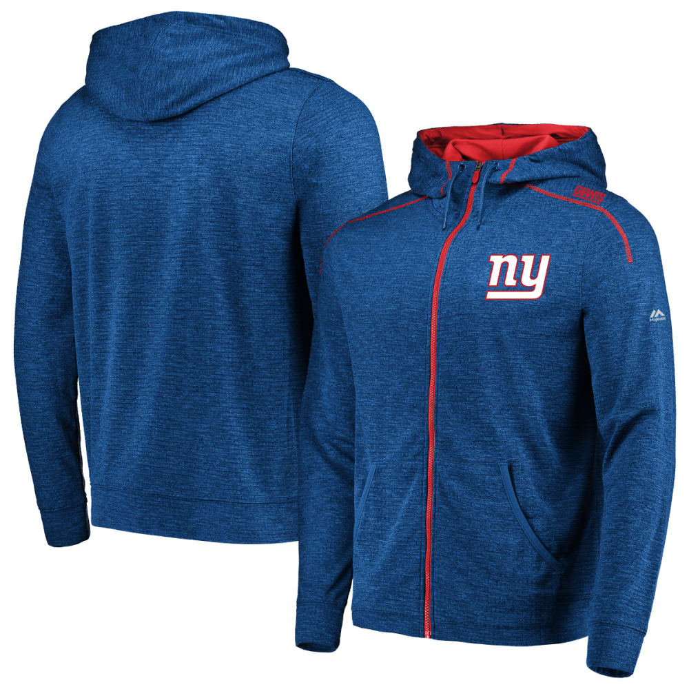New York Giants Men's Game Elite Full-Zip Hoodie - Blue, M