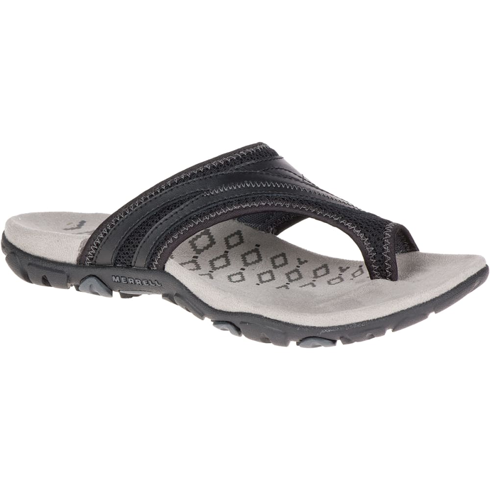 Merrell Women's Sandspur Delta Flip Sandals - Black, 10