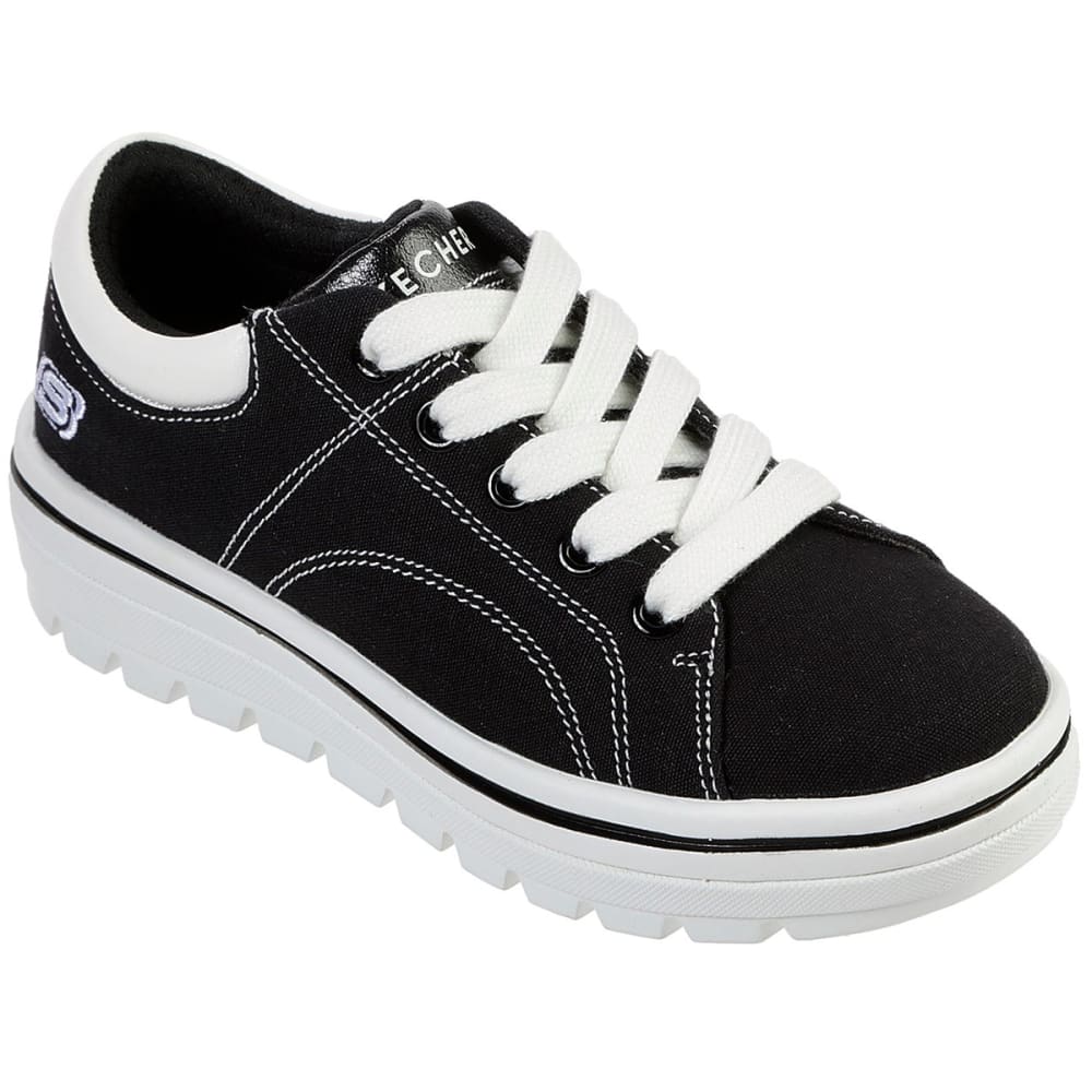 Skechers Girls' Street Cleats 2 Sneaker - Black, 12