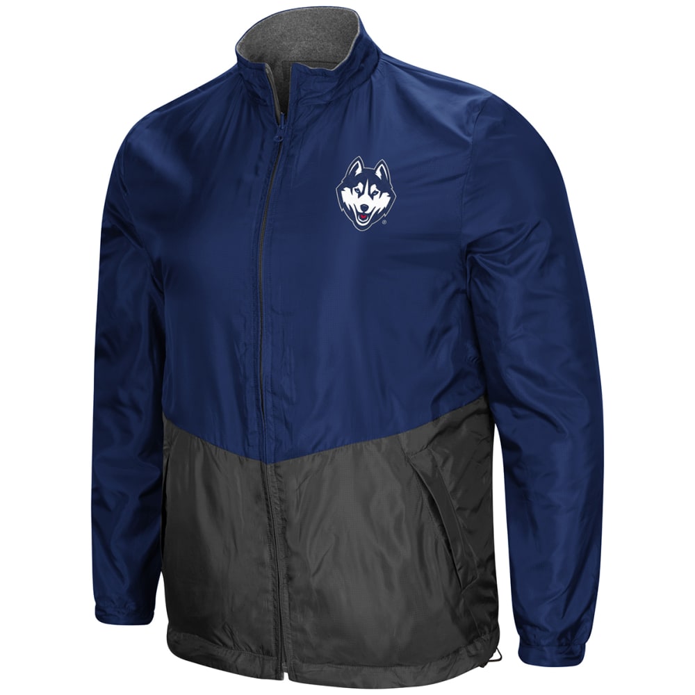 Uconn Men's Halfback Option Reversible Full-Zip Jacket - Blue, L