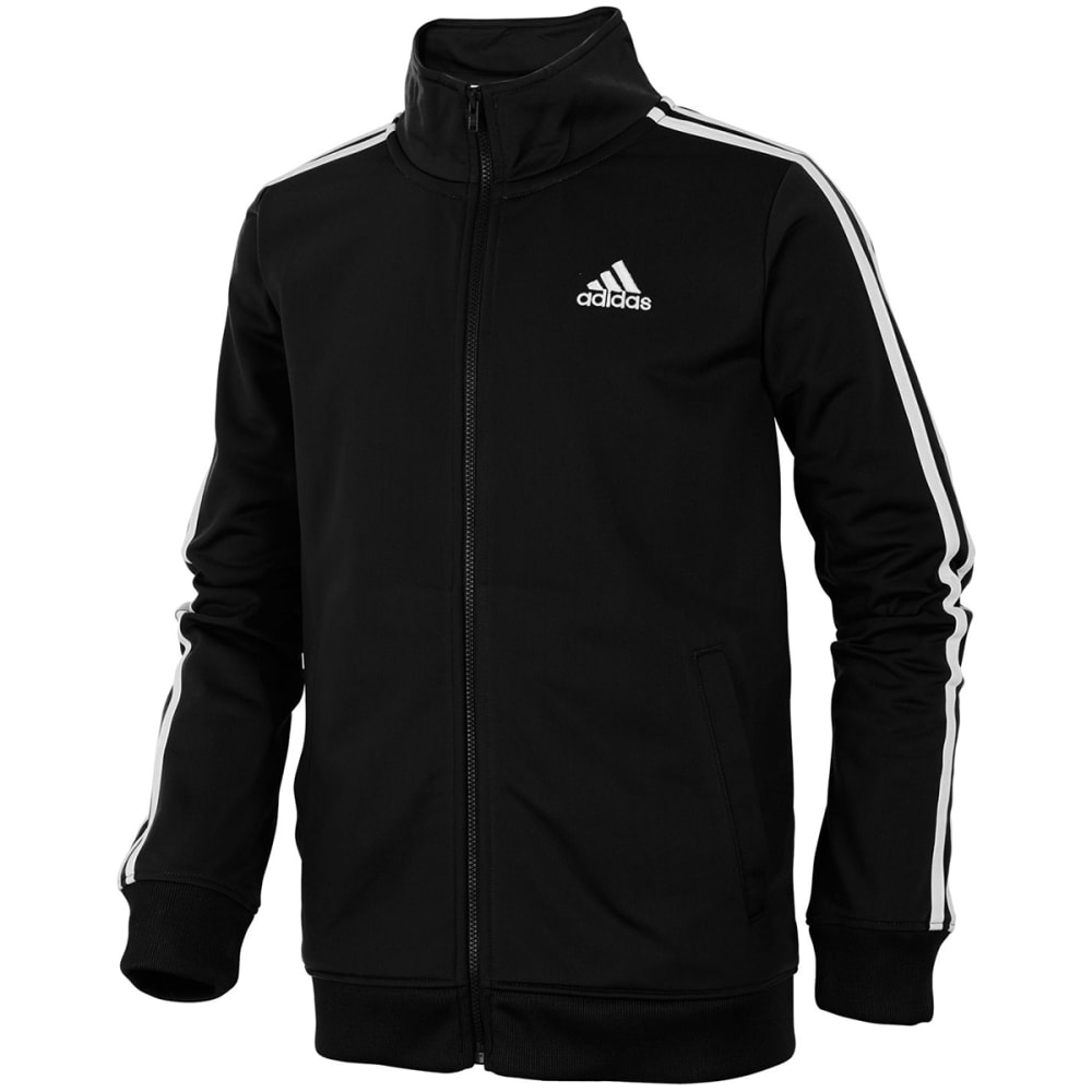 Adidas Little Boys' Iconic Tricot Track Jacket - Black, 7