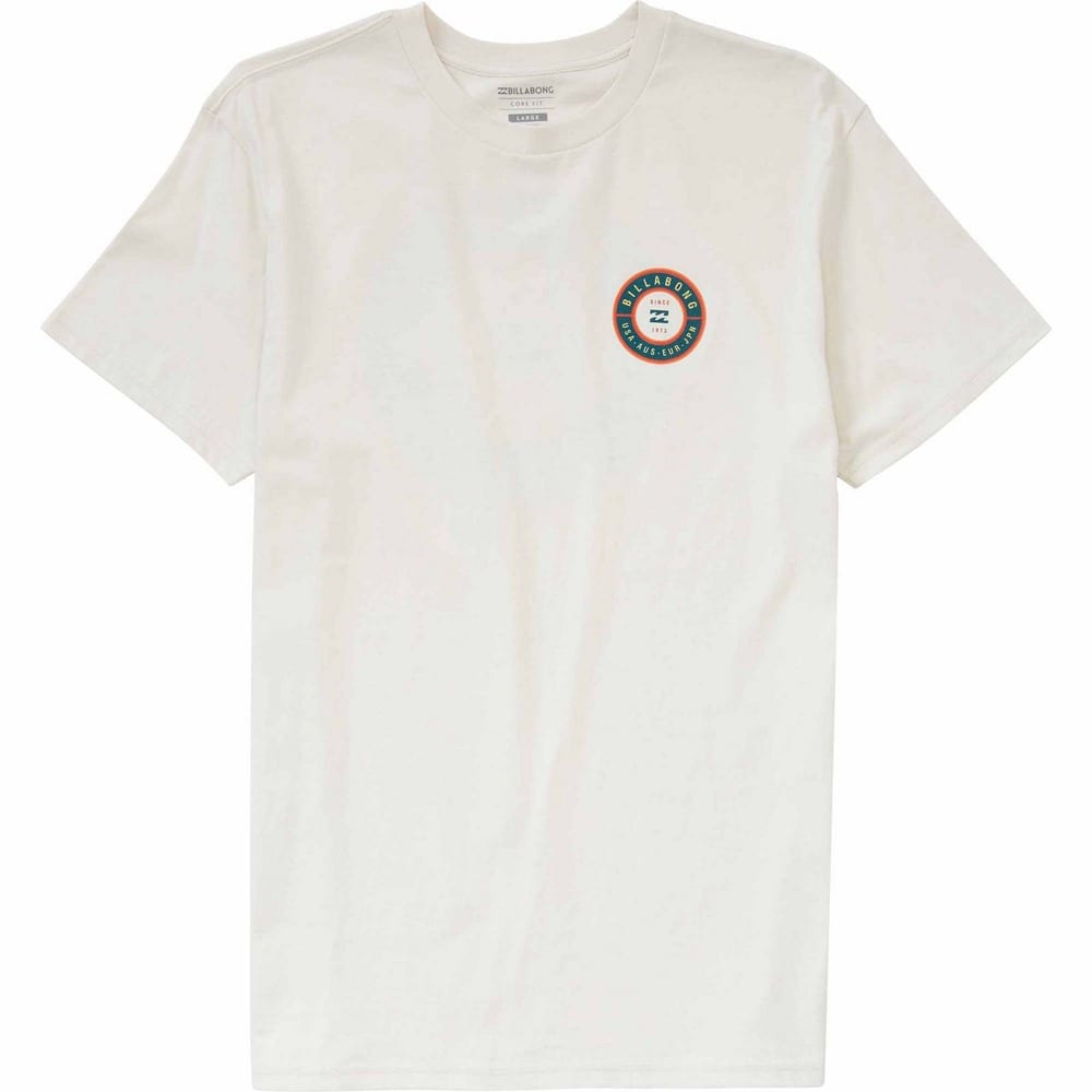 Billabong Men's Rotor Premium Screen T-Shirt - White, S
