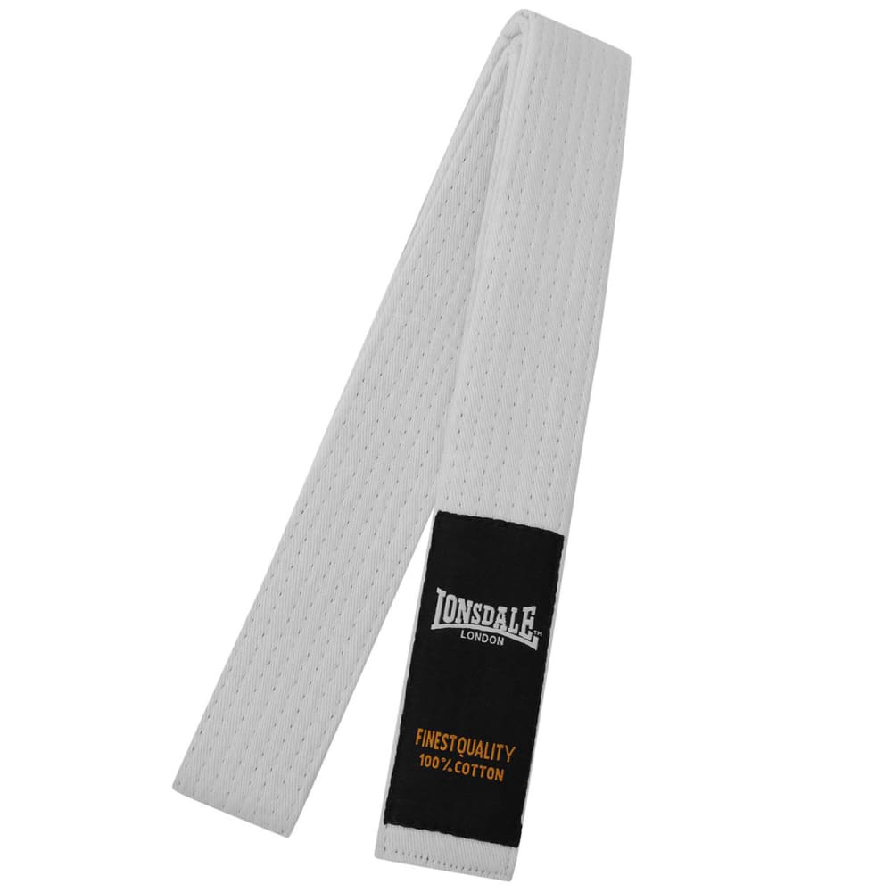 Lonsdale Martial Arts Belt - White, YOUTH
