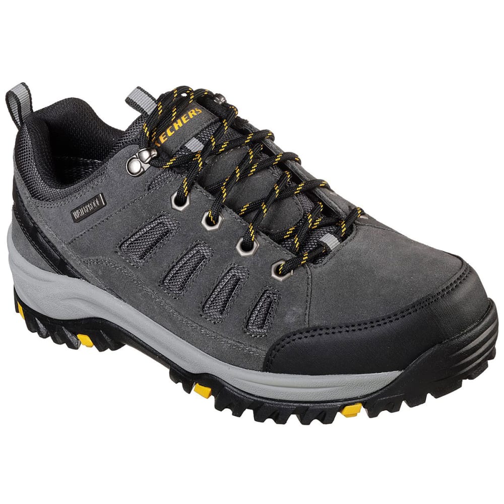 Skechers Men's Relaxed Fit: Relment - Sonego Waterproof Low Hiking Shoes - Black, 8