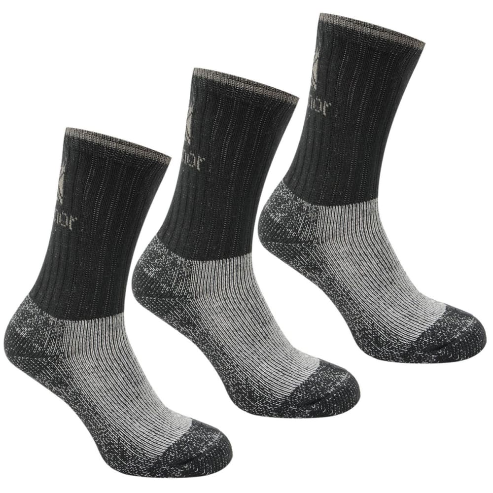 Karrimor Unisex Heavyweight Boot Socks, 3-Pack - Black, 8-12