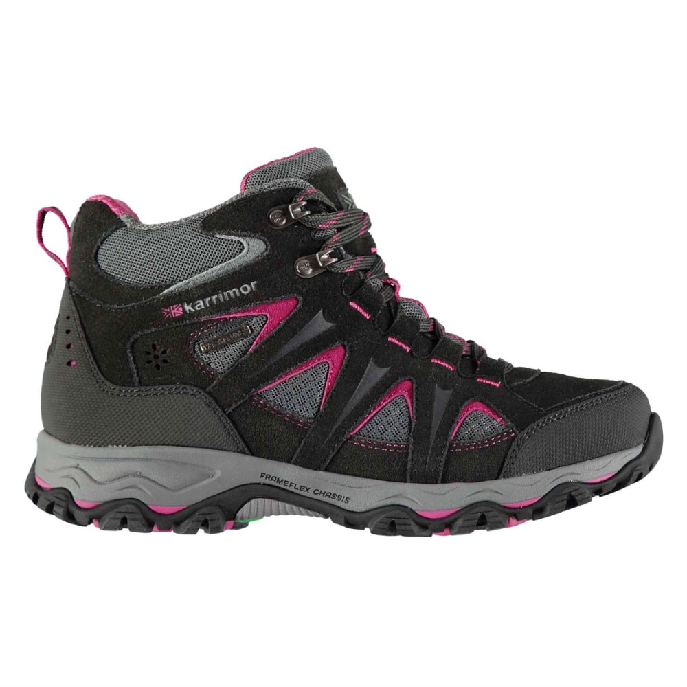 Karrimor Women's Mount Mid Waterproof Hiking Boots - Black, 10