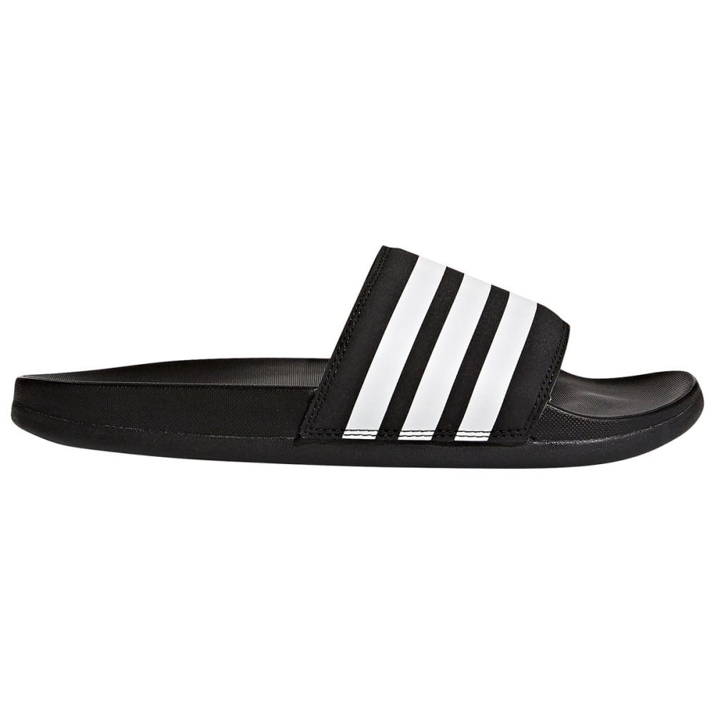 Adidas Women's Adilette Comfort Core Slide Sandals - Black, 9