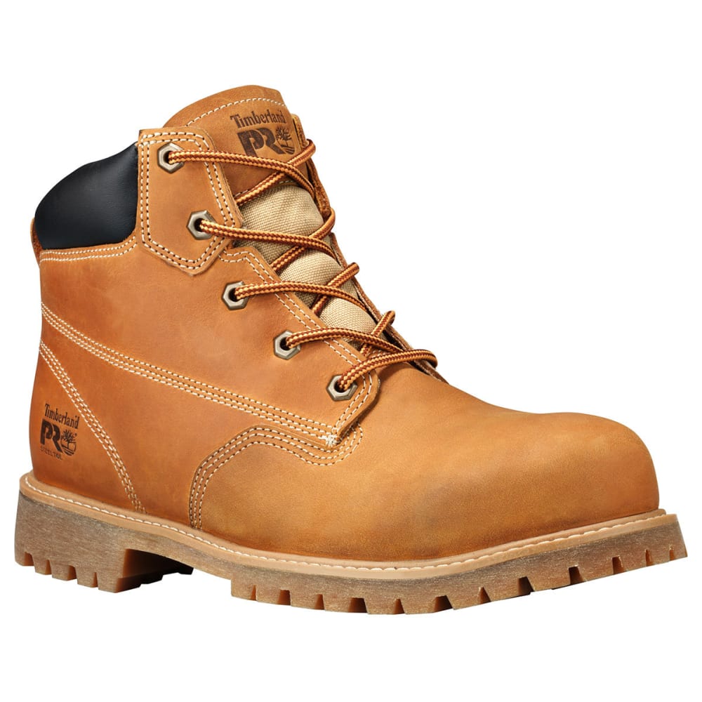 Timberland Pro Men's 6 In. Gritstone Steel Toe Work Boots - Brown, 8.5