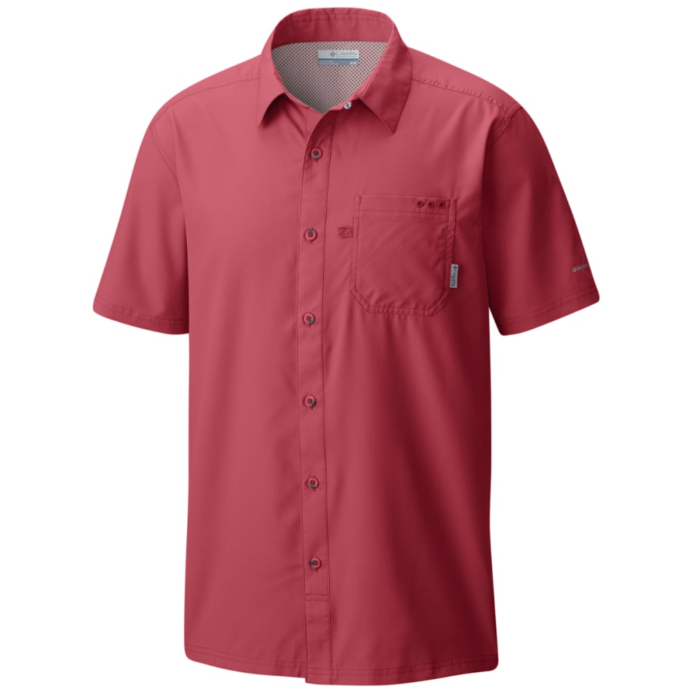 Columbia Men's Pfg Slack Tide Camp Shirt - Red, L