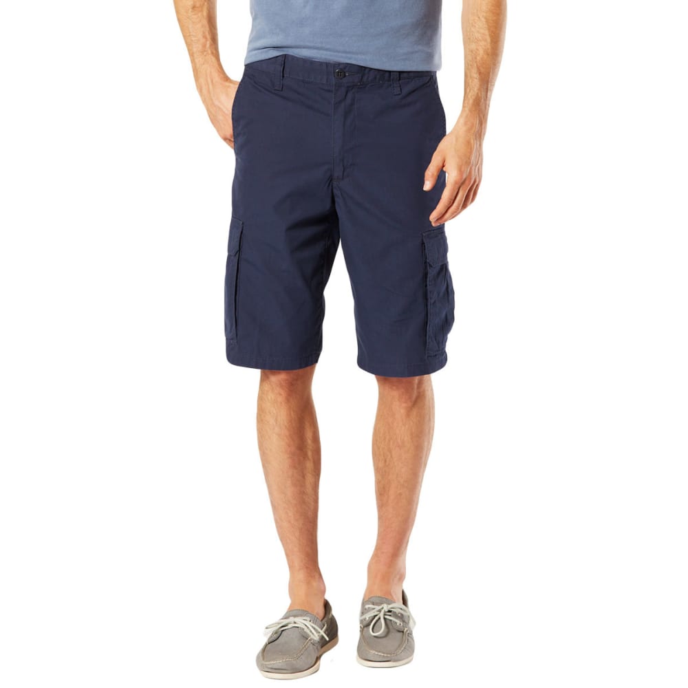 Dockers Men's Stretch Poplin Cargo Shorts - Blue, 40