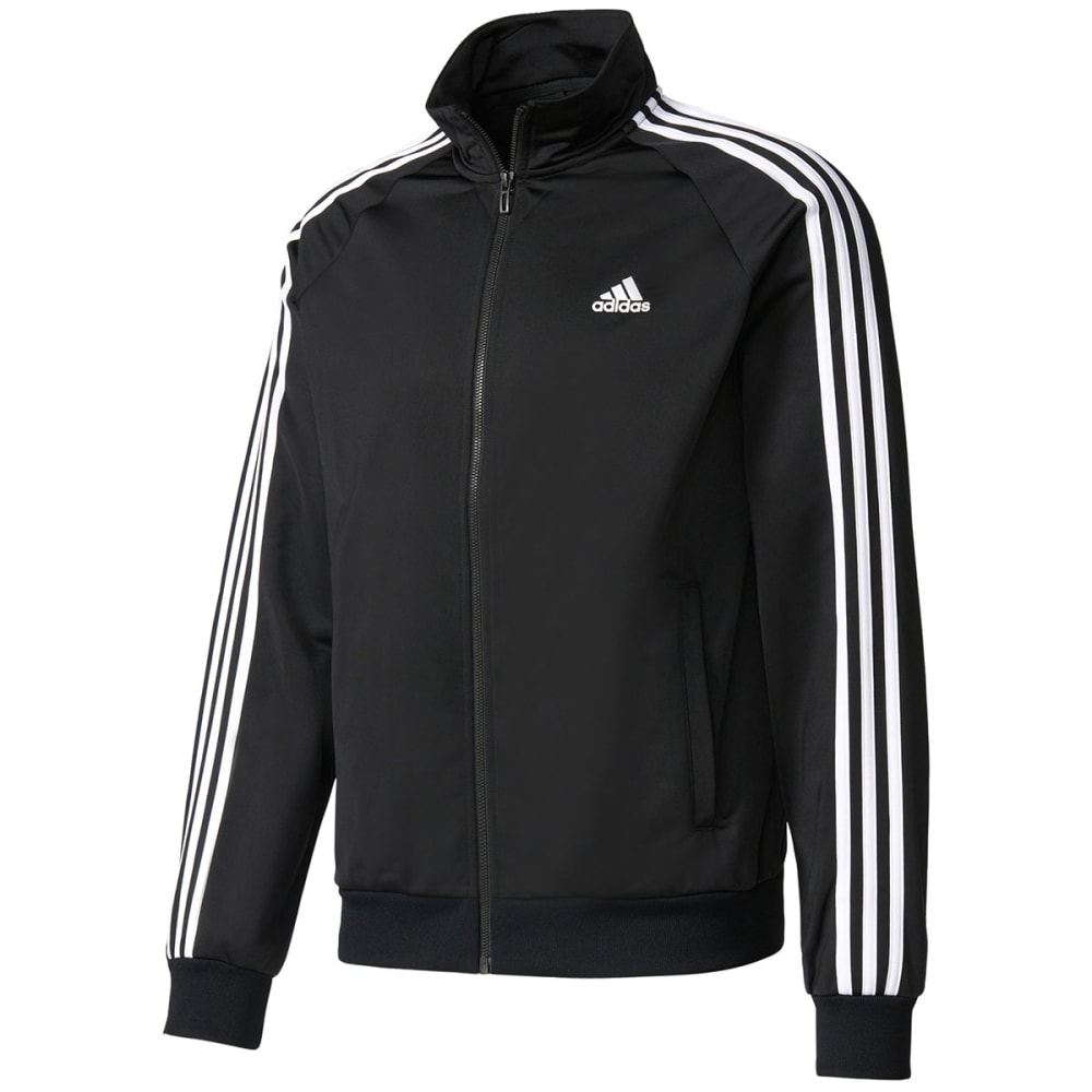 Adidas Men's Essentials 3-Stripe Track Jacket - Black, S