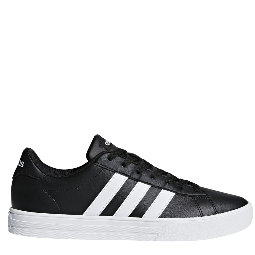 Adidas Men's Daily 2.0 Leather Skate Shoes - Black, 8.5