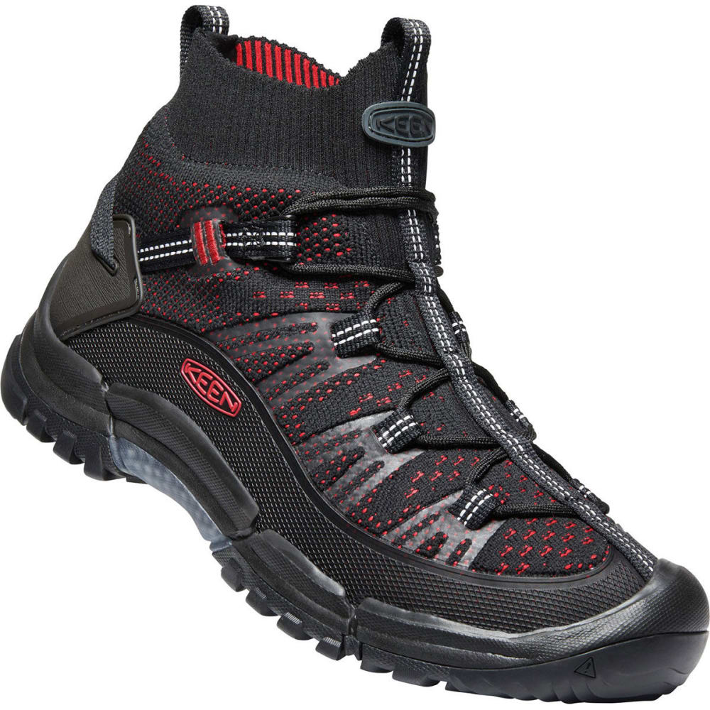 Keen Men's Axis Evo Mid Knit Hiking Boots - Black, 9
