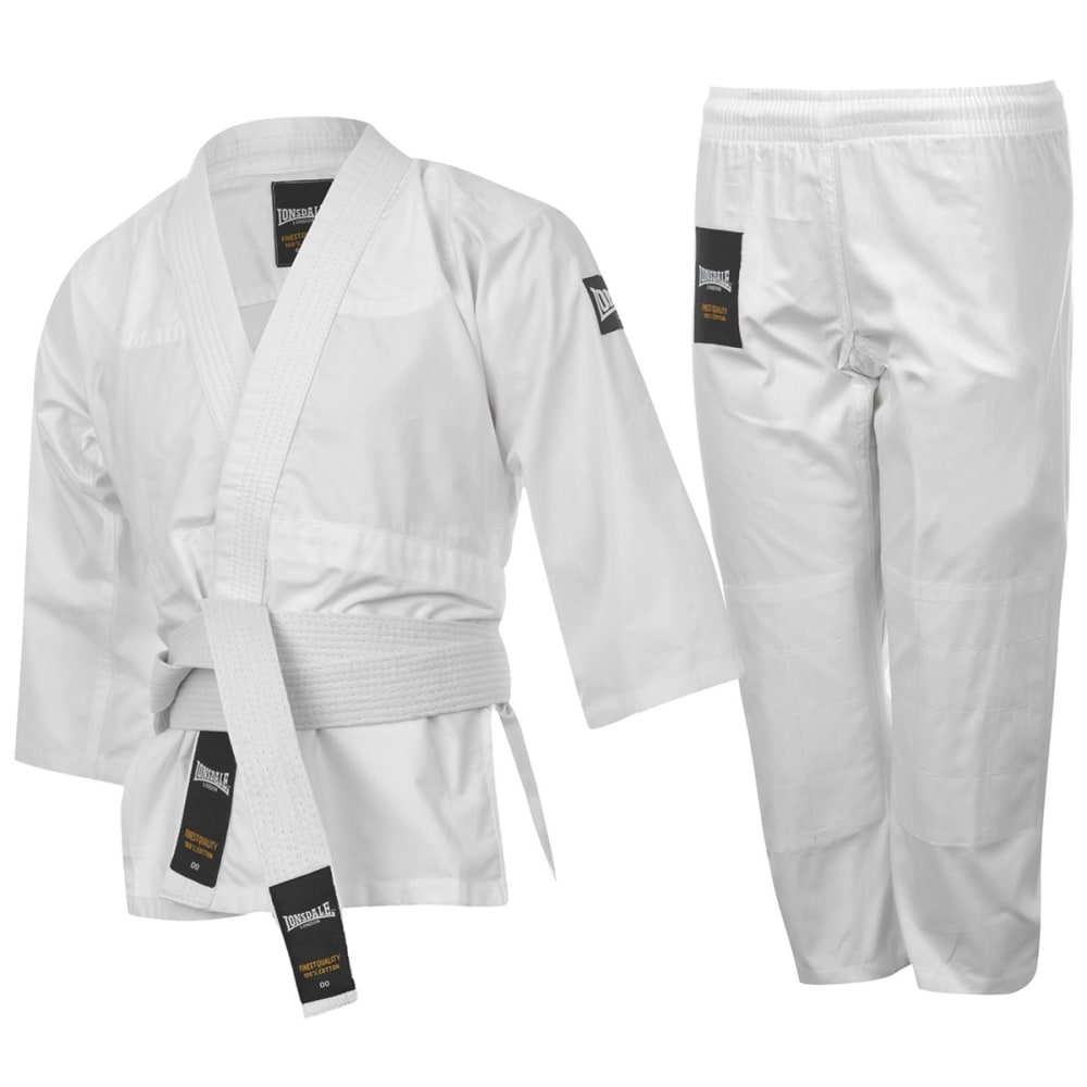 Lonsdale Youth Judo Uniform - White, 9-10