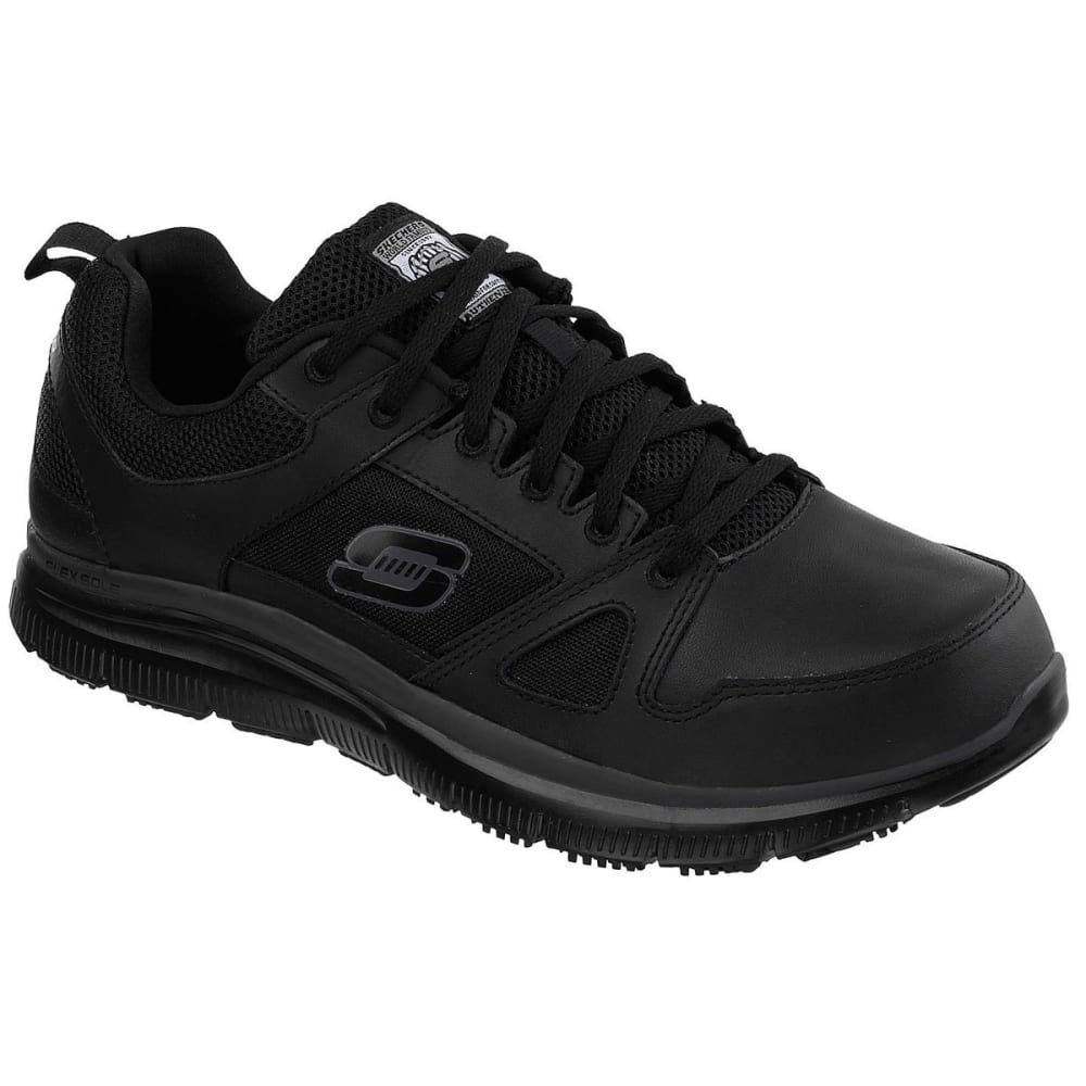 Skechers Men's Work Relaxed Fit: Flex Advantage Sr Work Shoes - Black, 8