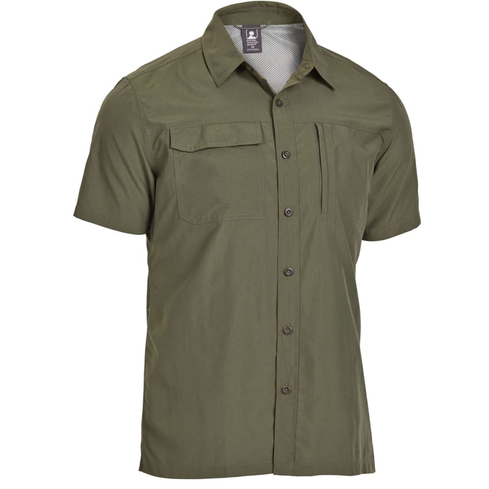 Ems Men's Trailhead Short-Sleeve Shirt - Green, S
