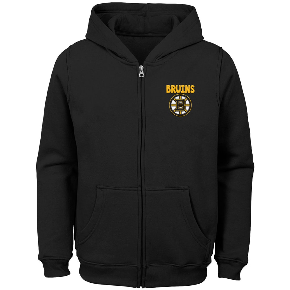 Boston Bruins Little Boys' Full-Zip Hoodie - Black, 7