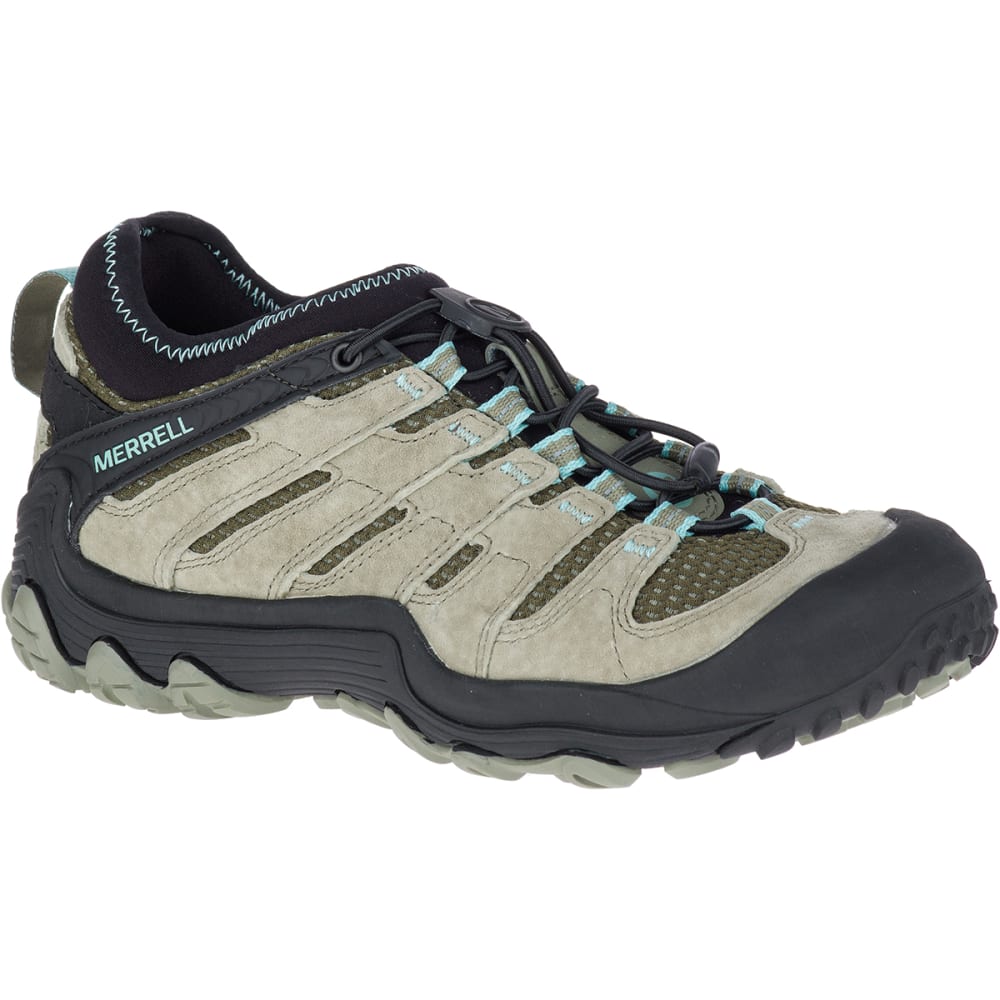 Merrell Women's Chameleon 7 Limit Stretch Low Hiking Shoes, Dusty Olive - Green, 6