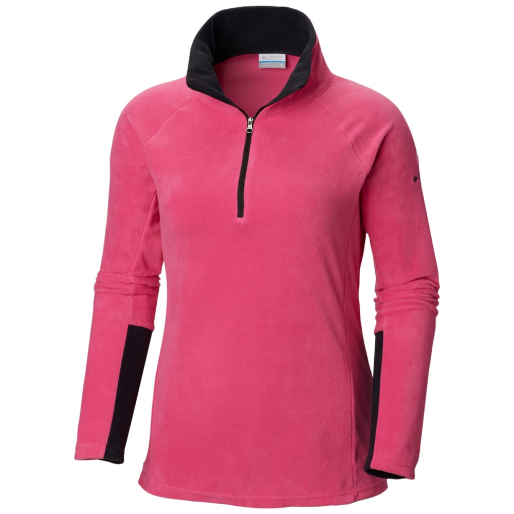 Columbia Women's Tested Tough In Pink Half Zip Pullover - Red, S
