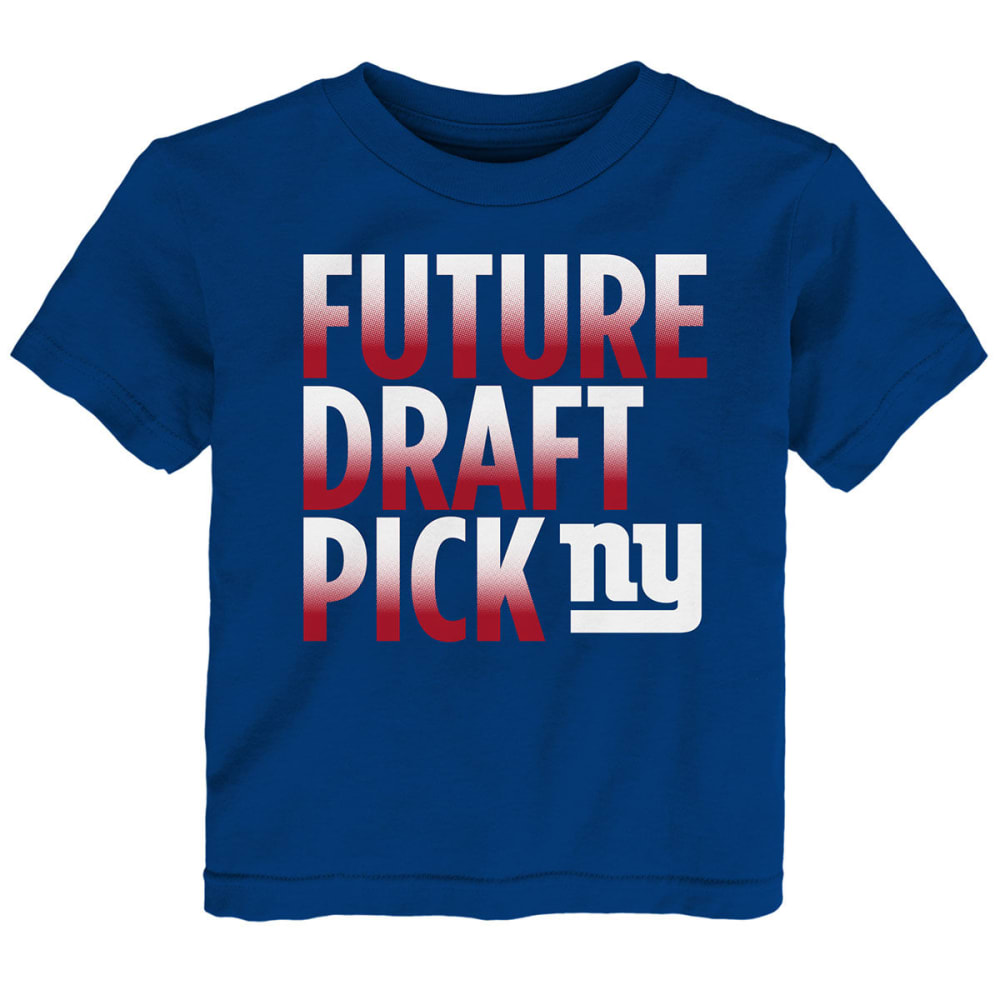 New York Giants Toddler Boys' Future Draft Pick Short-Sleeve Tee - Blue, 2T