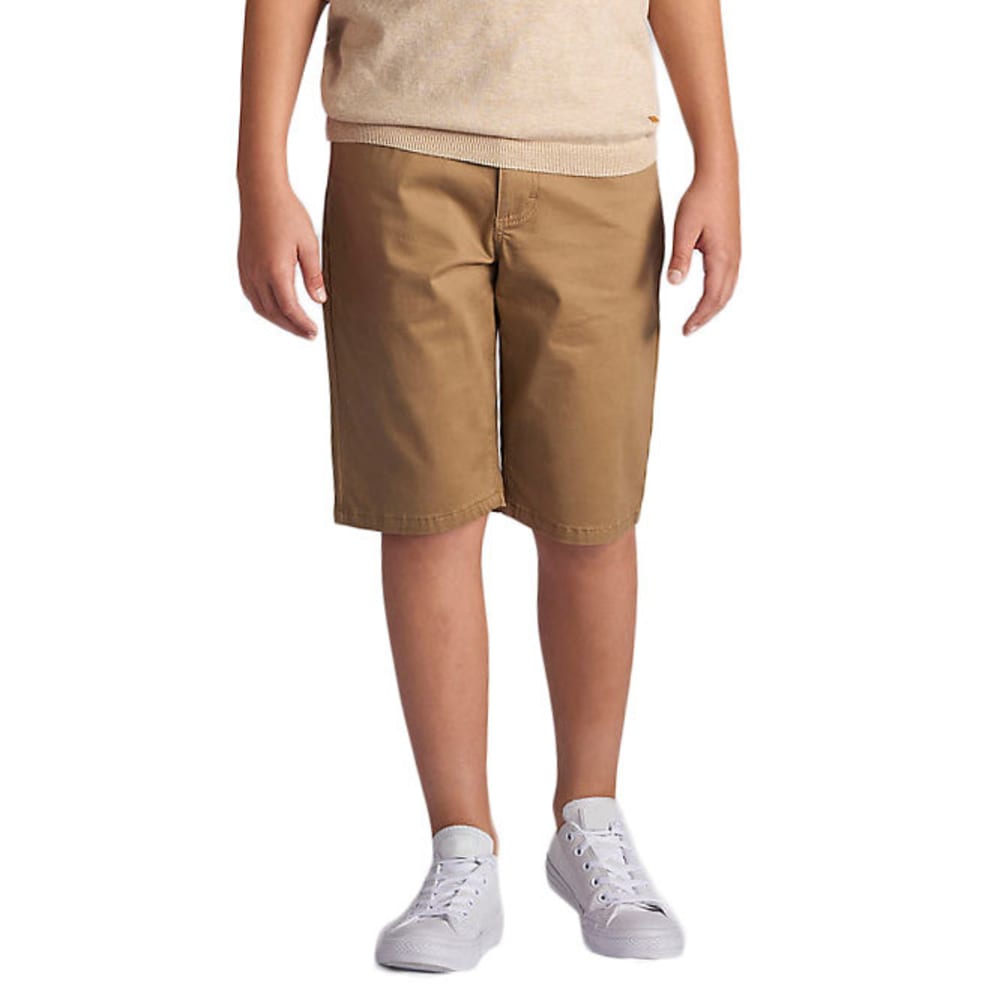 LEE Boys' Extreme Motion 5-Pocket Shorts - Brown, 8