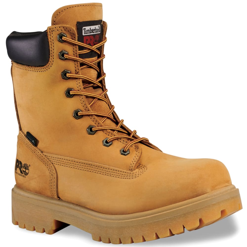 Timberland Pro Men's 8 Inch Soft Toe Waterproof Work Boots, Medium - Brown, 11