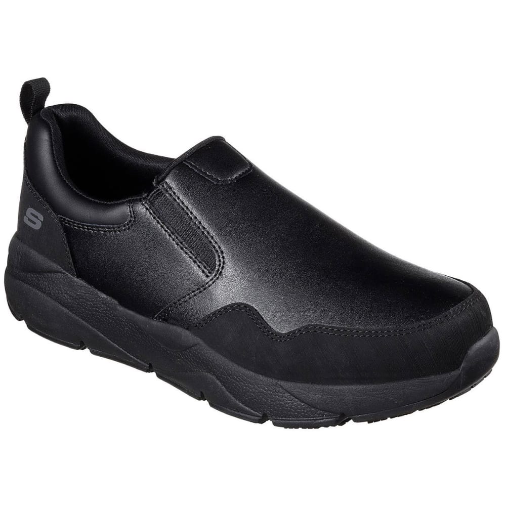 Skechers Men's Work: Resterly Sr Slip-On Work Shoes - Black, 8